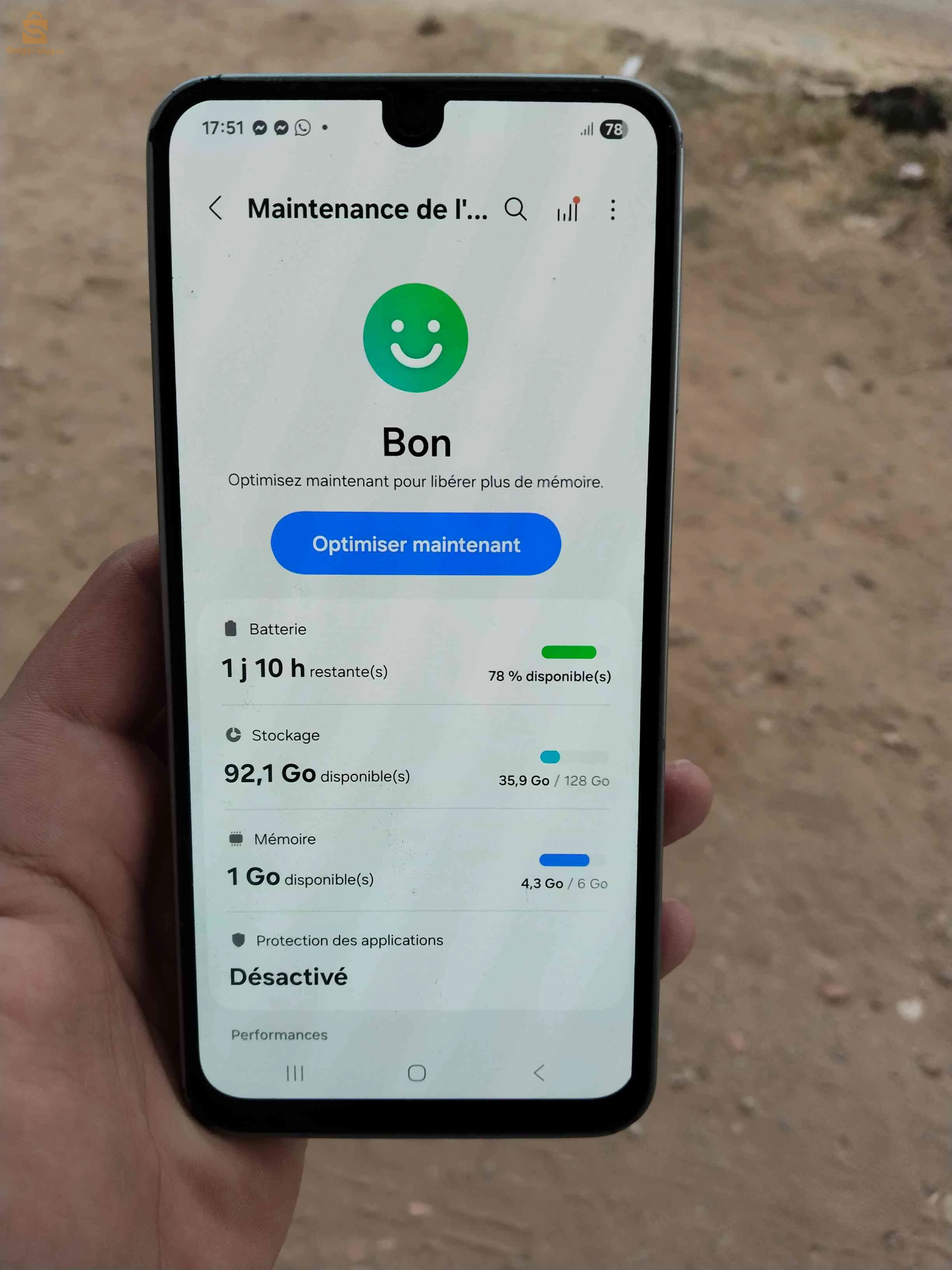 Samsung S20 FE à vendre