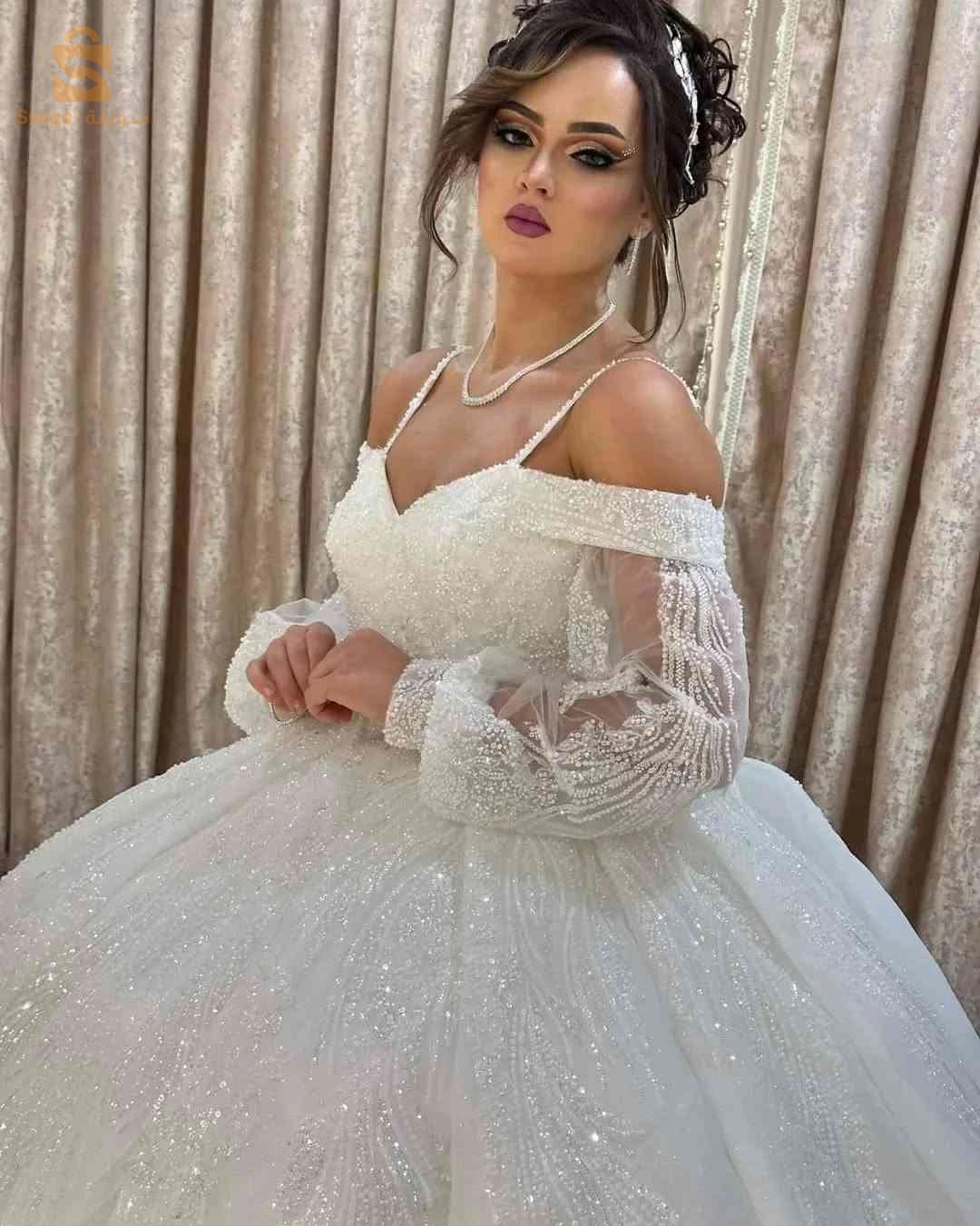 فستان عروس الابيض 