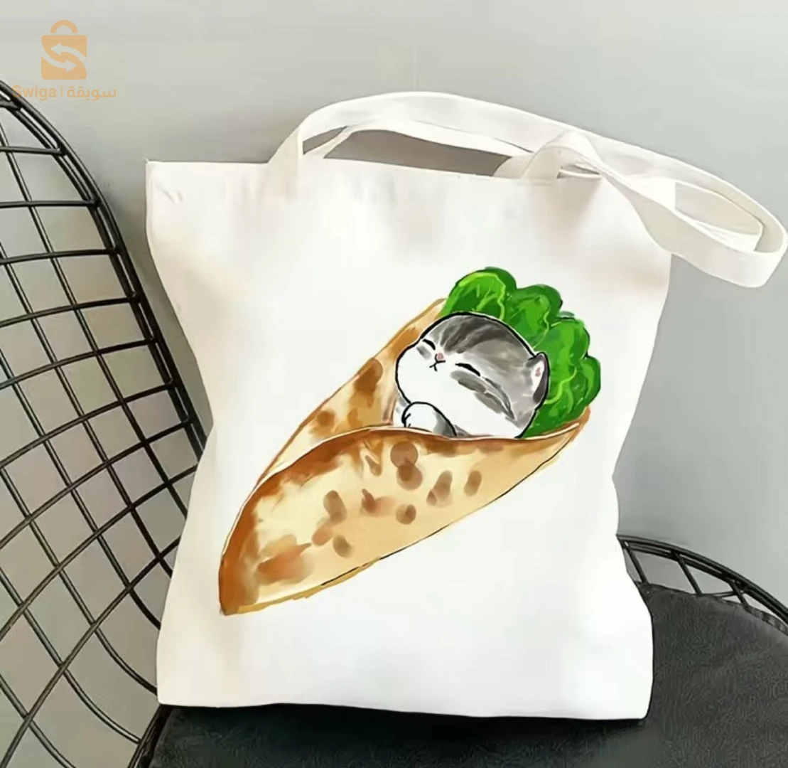 tote bag- cute cat