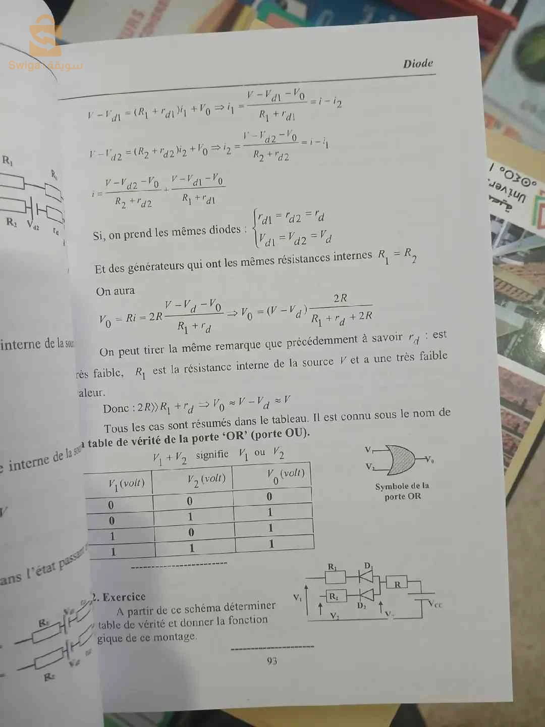 Livre Electronique Générale "cours et exercices résolus"