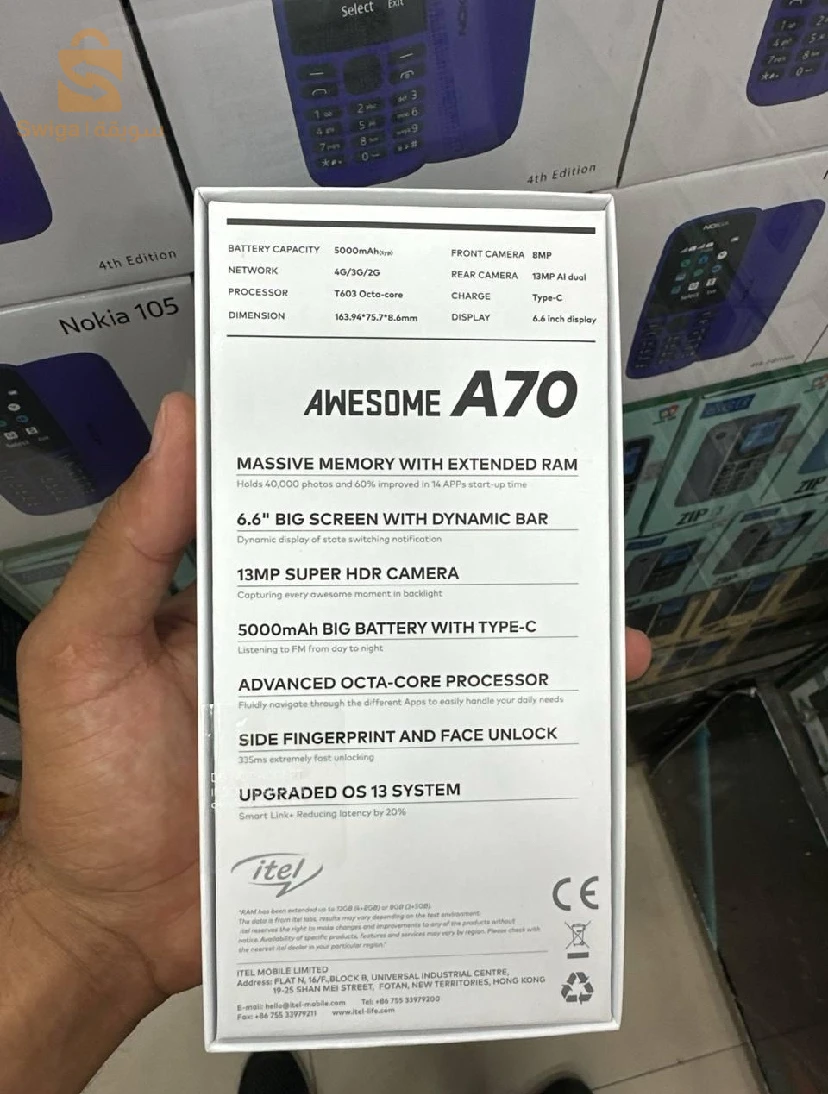 Smartphone awesome a70 original