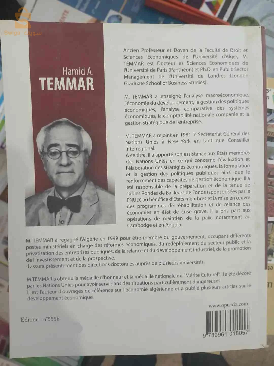 Livre l'économie d'Algérie |||