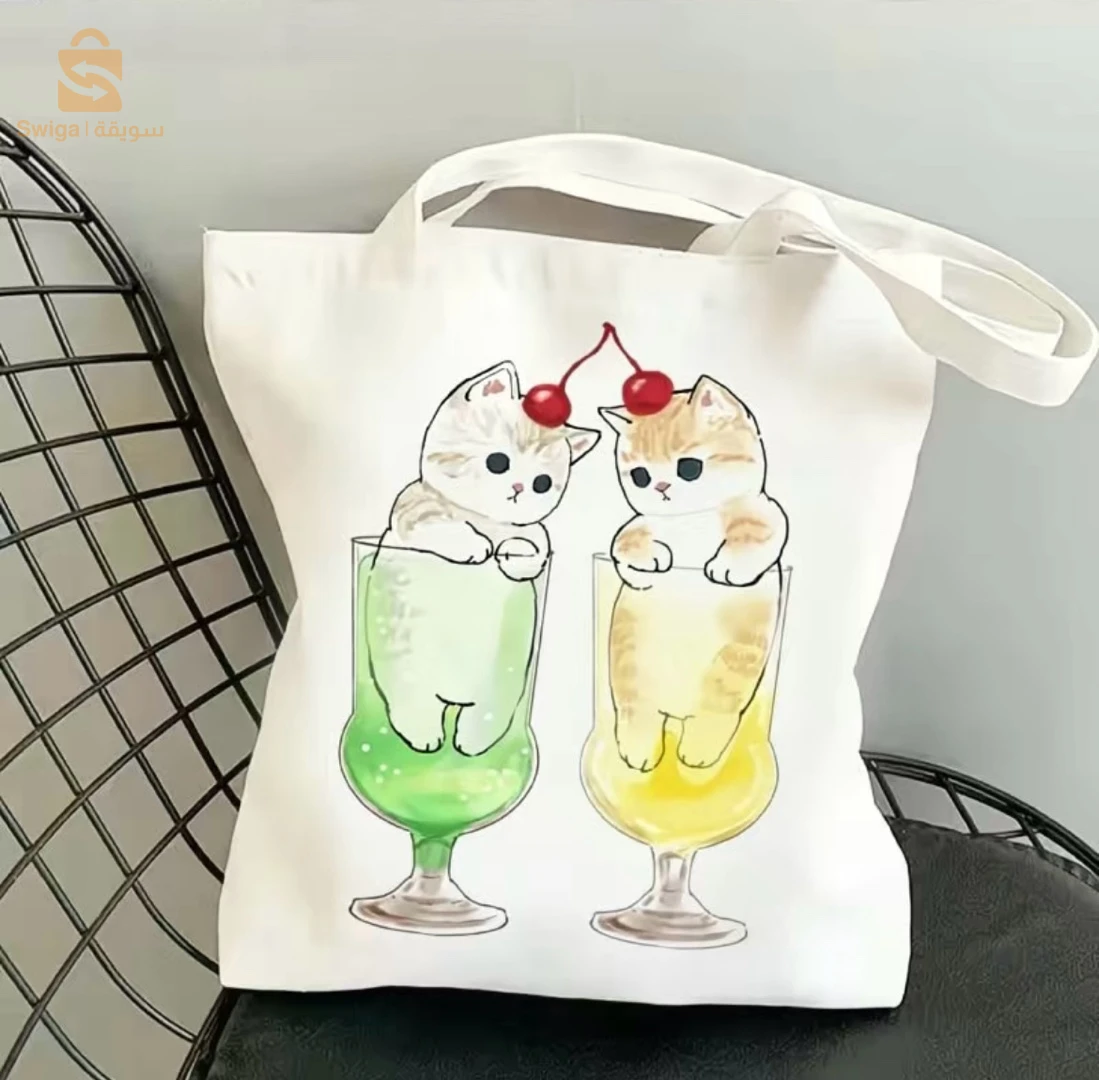 tote bag- cute cat