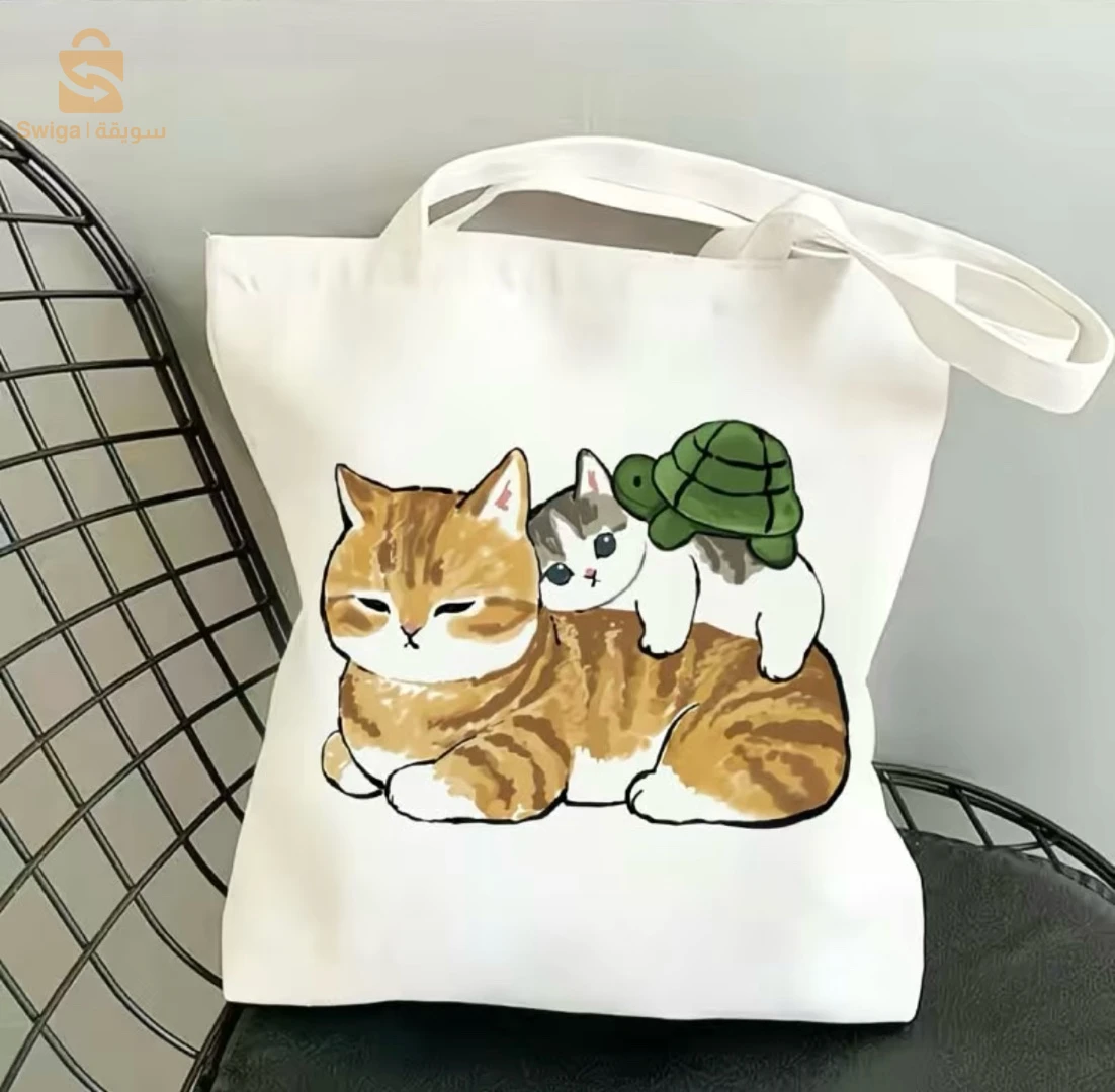 tote bag- cute cat