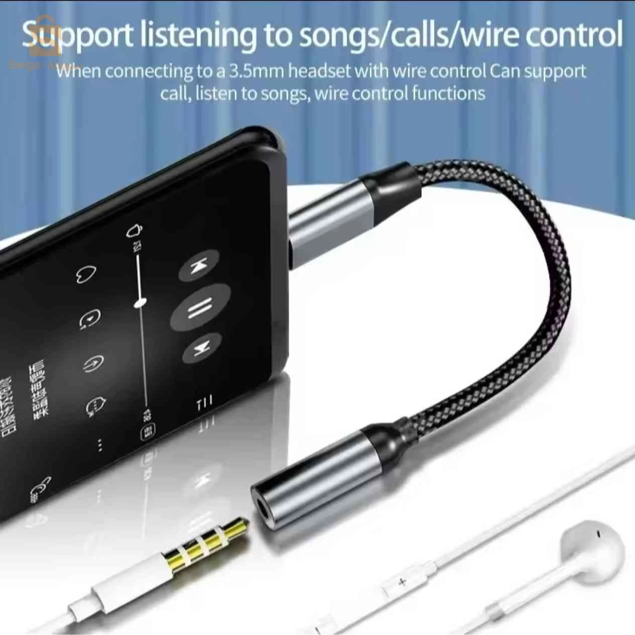 Adaptateur USB-C vers audio 3,5 mm✅
