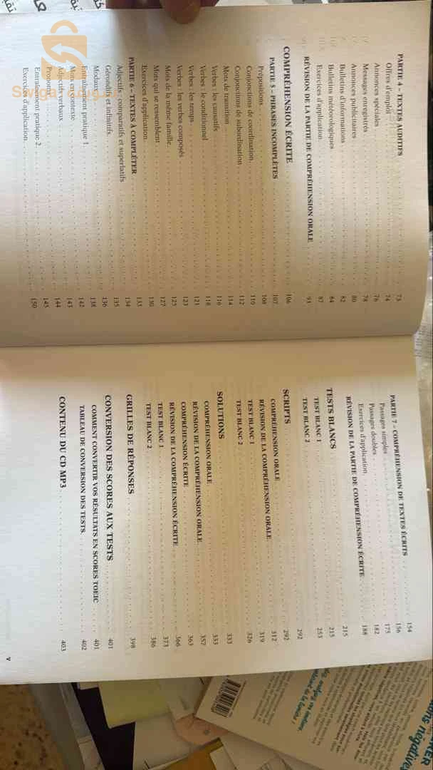 Livre Méthode complète pour le TOEIC
La méthode de référence avec 2 tests blancs corrigés + CD MP3