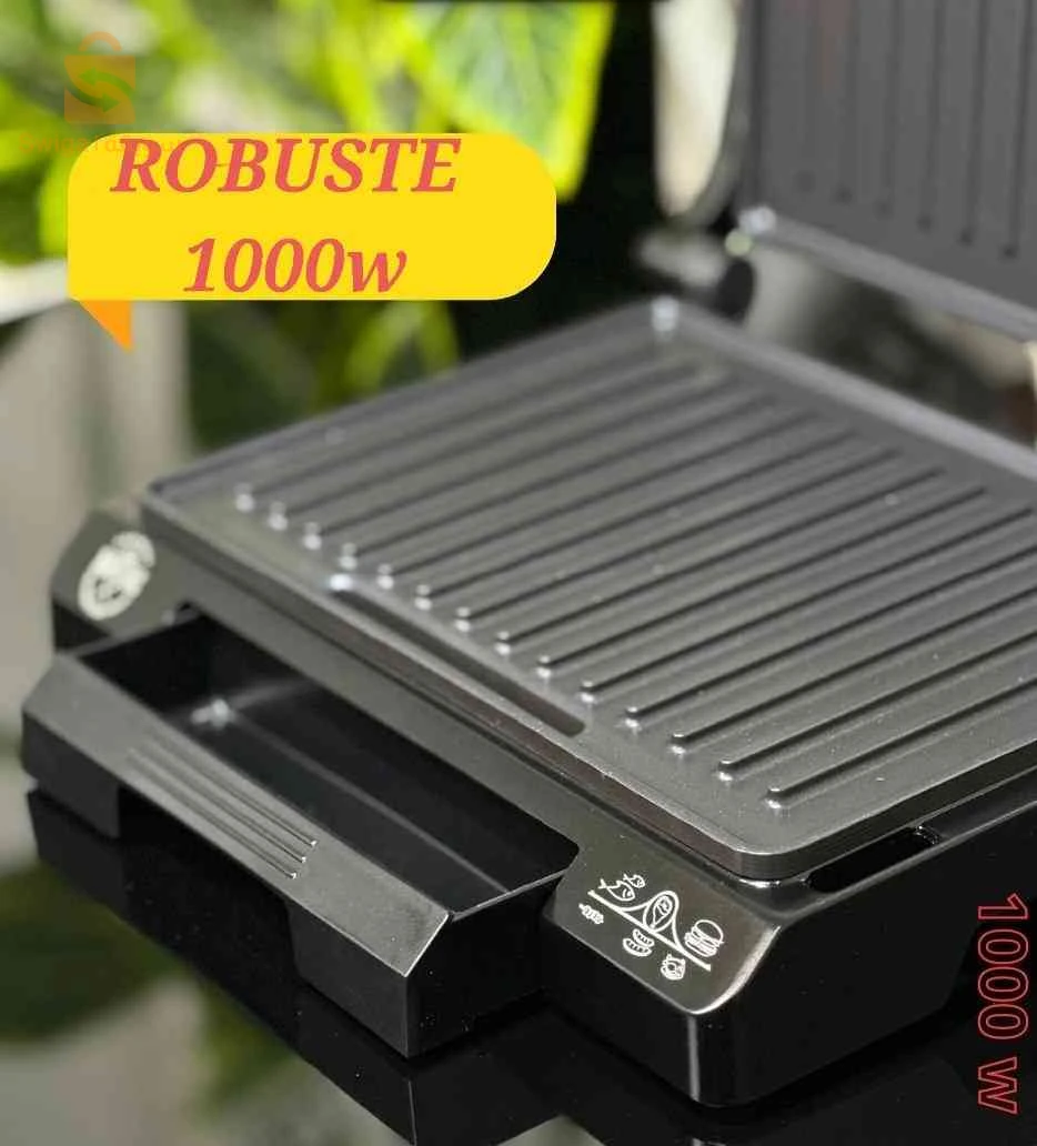 Panineuse & Grill Robuste Tasty 1000W