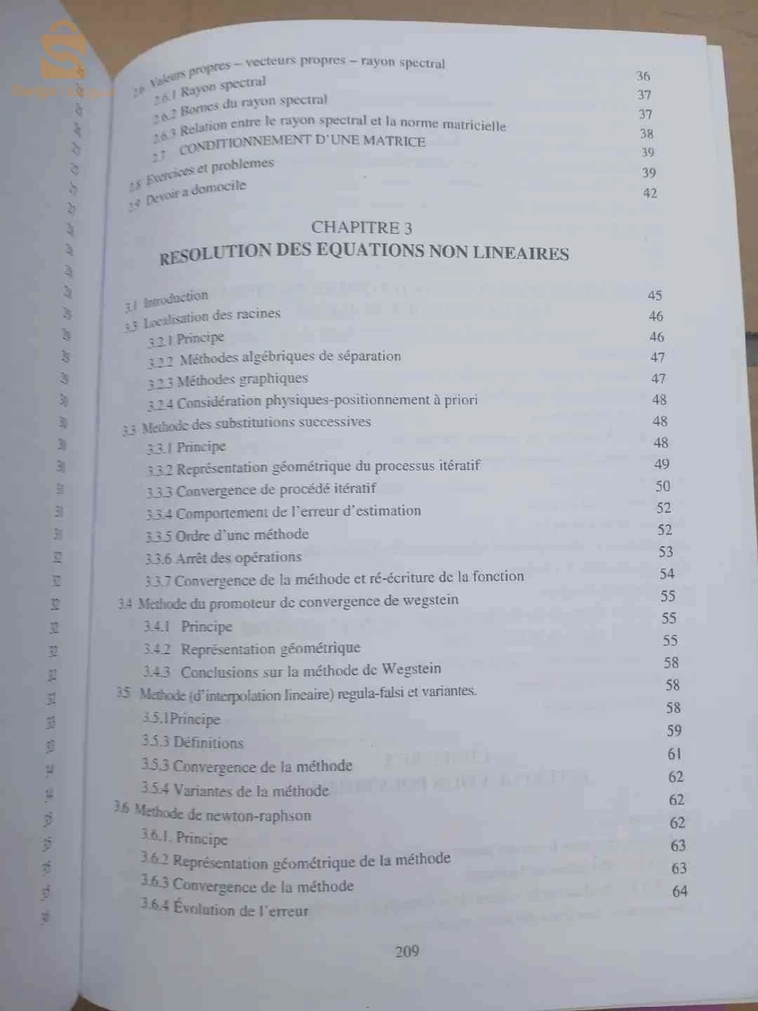 Livre Calcul numérique partie 01