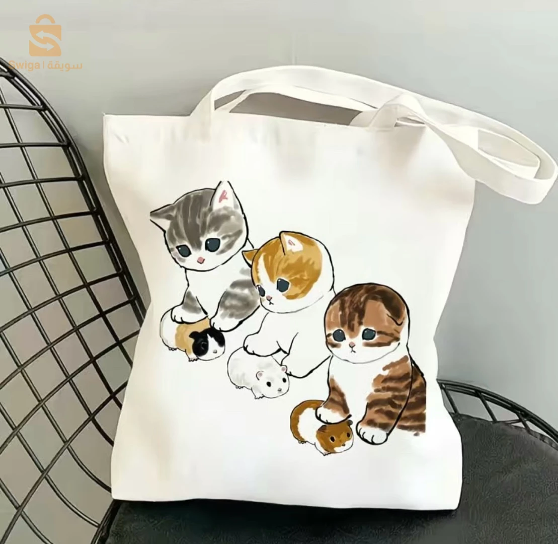 tote bag- cute cat