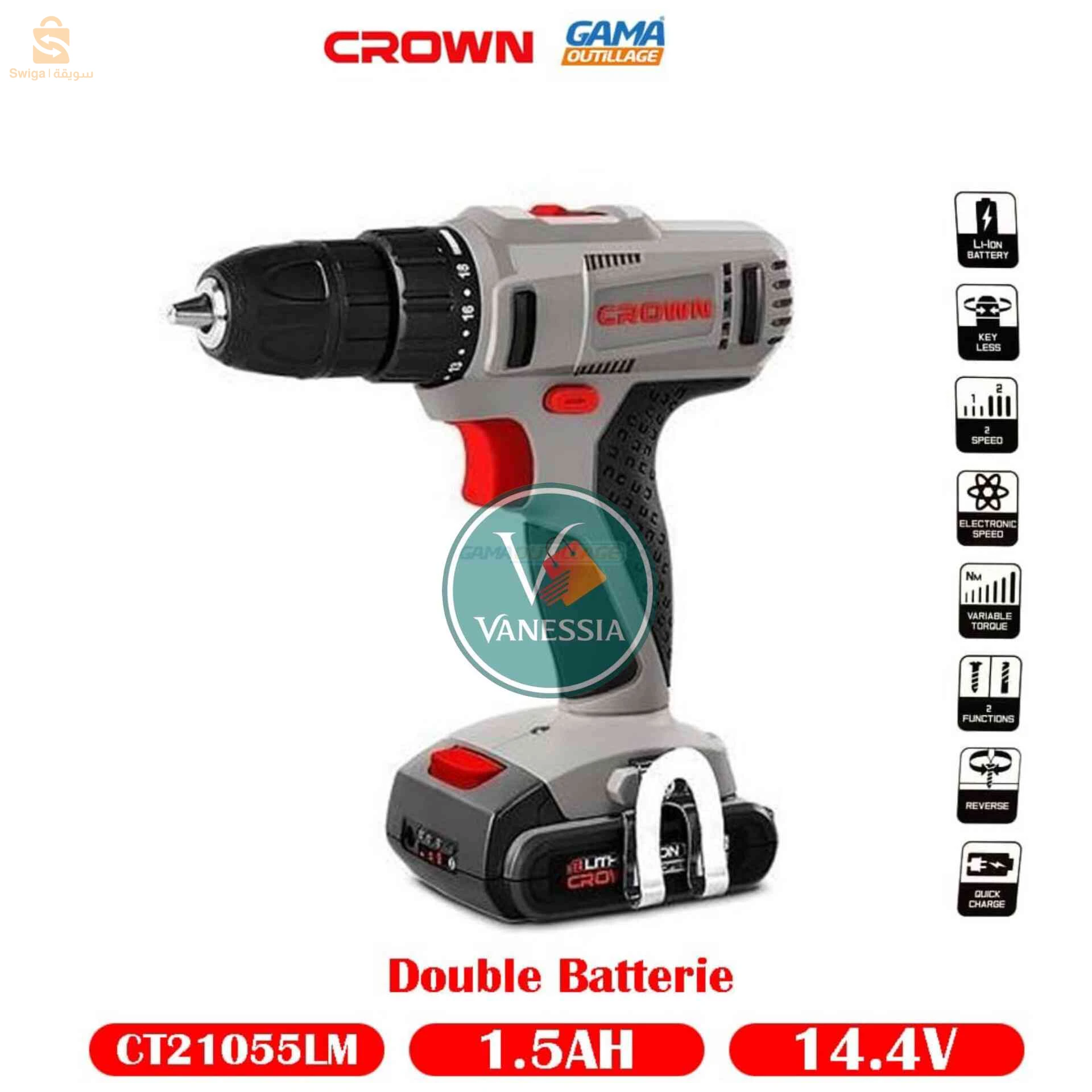 Perceuse Visseuse Sans Fil 14,4 V