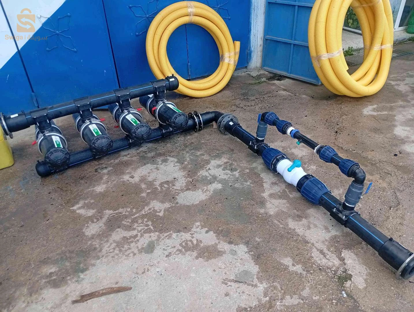 وحدة تصفية مياه الري و حقن الأسمدة