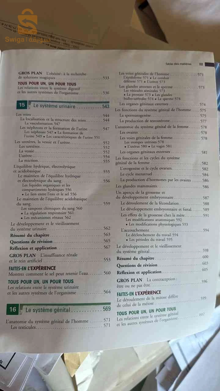 Livre biologie humaine 8 ed