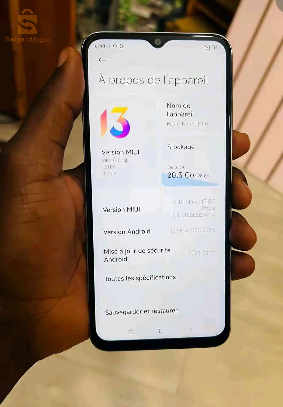 redmi note 11 هاتف نقال شباب نقي ومستعمل