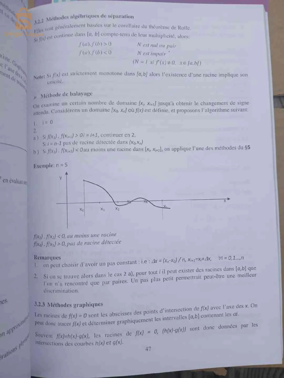 Livre Calcul numérique partie 01