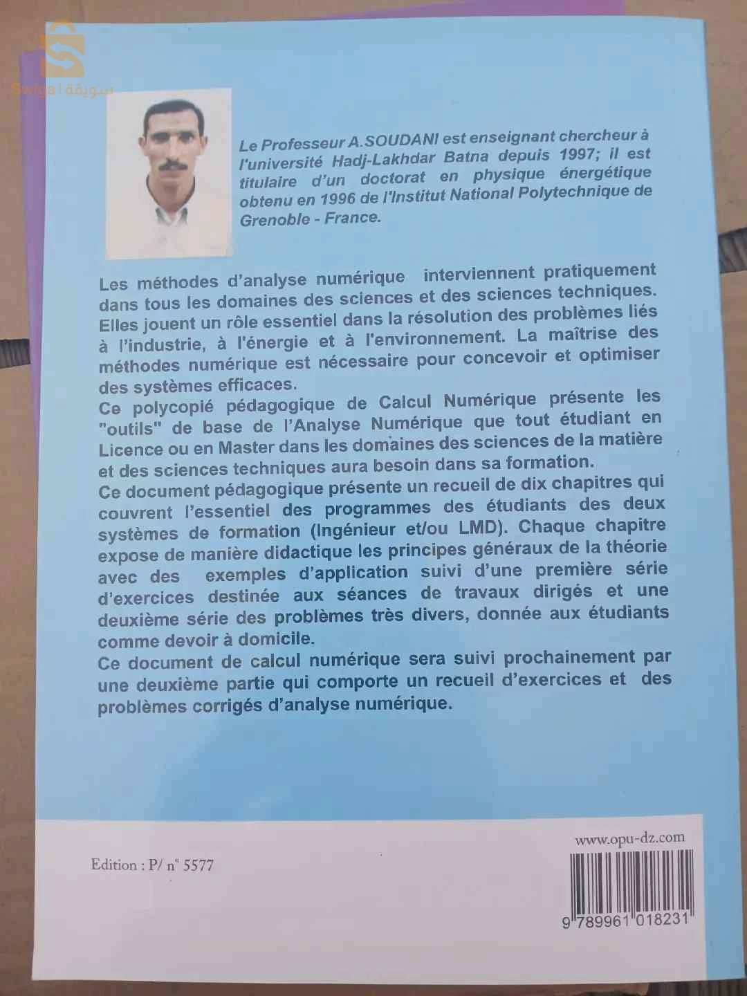 Livre Calcul numérique partie 01