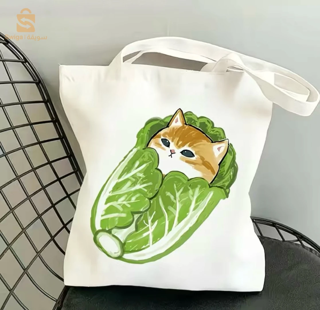 tote bag- cute cat