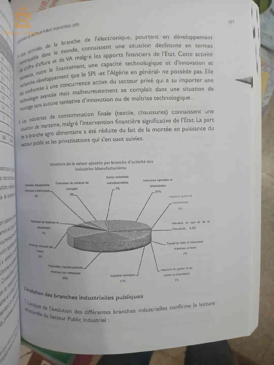 Livre l'économie d'Algérie |||