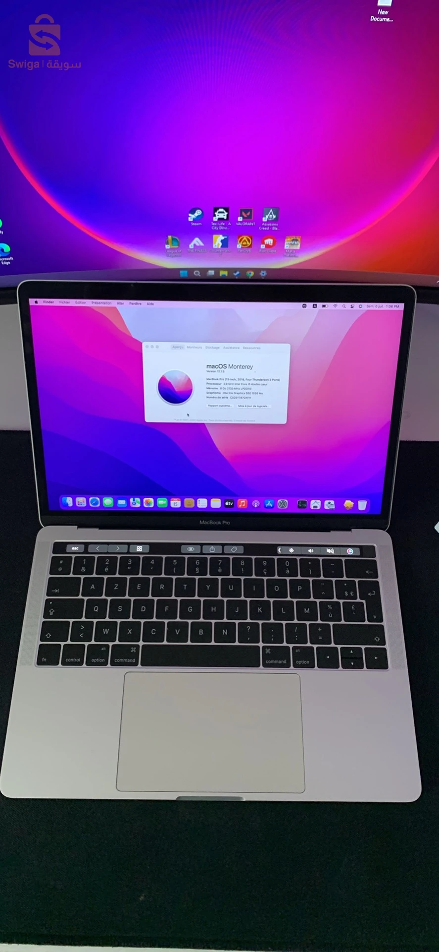 Apple MacBook Pro (2016) 13 i5-6eme