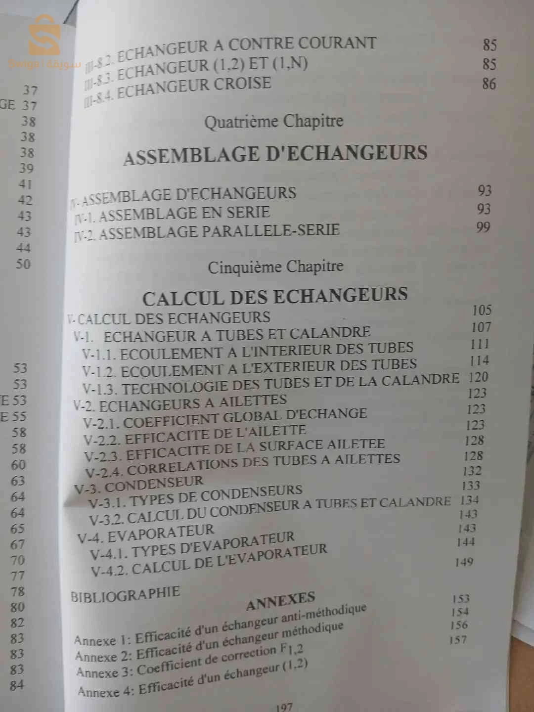Livre Calcul et technologie des échangeurs de chaleur