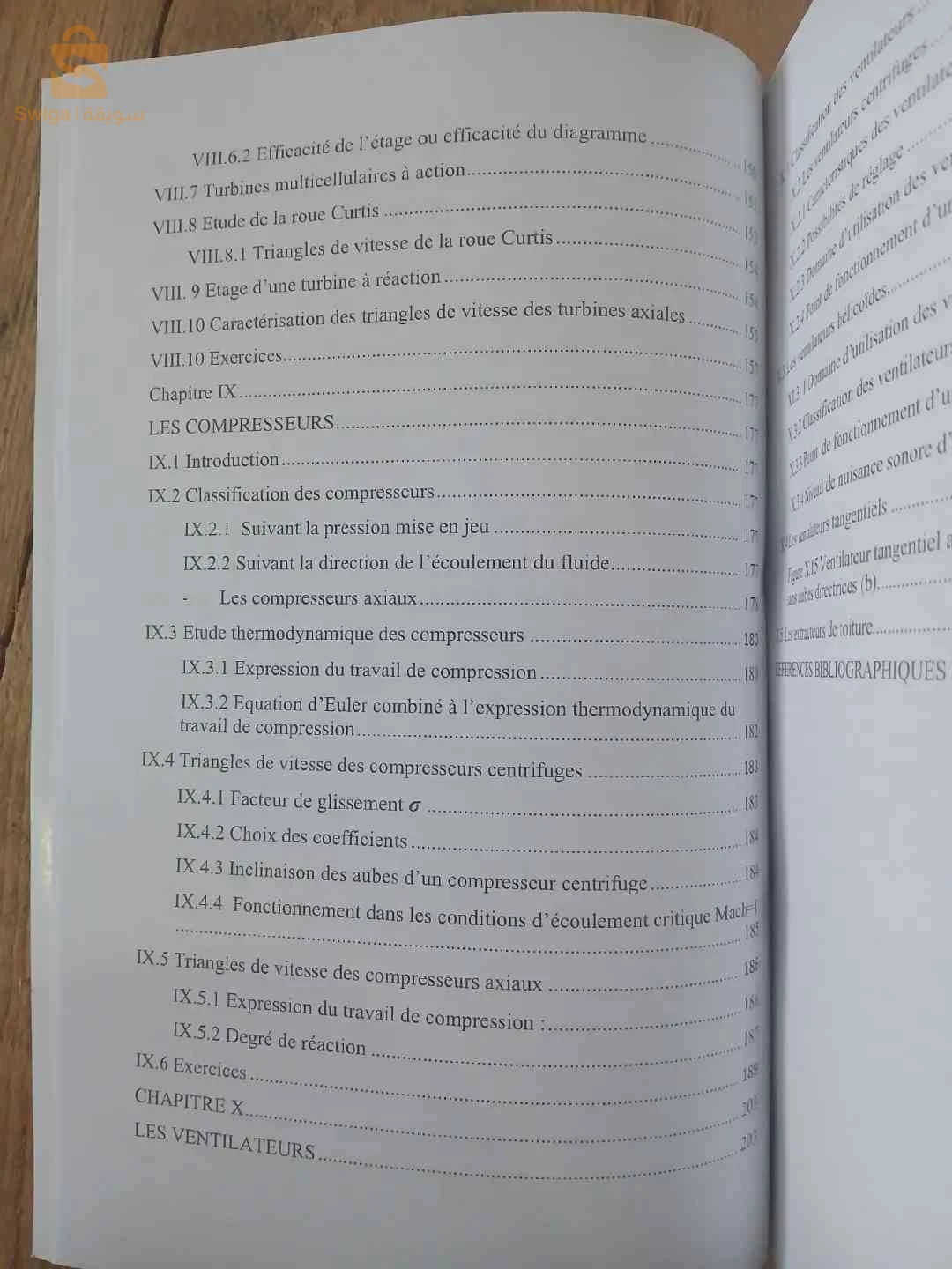 Livre TURBOMACHINES Cours et exercices corrigés