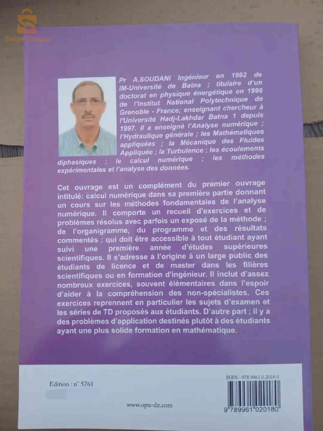 Livre Calcul numérique partie : partie II -exercices et problèmes corrigés d'analyse numérique-