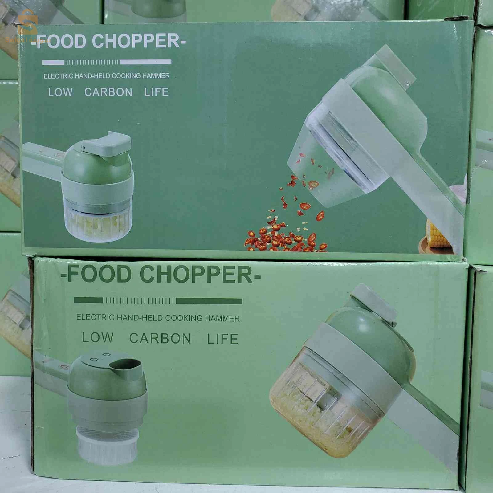 Coupe légumes électrique Batterie 4en1 +Brosse Chargement USB