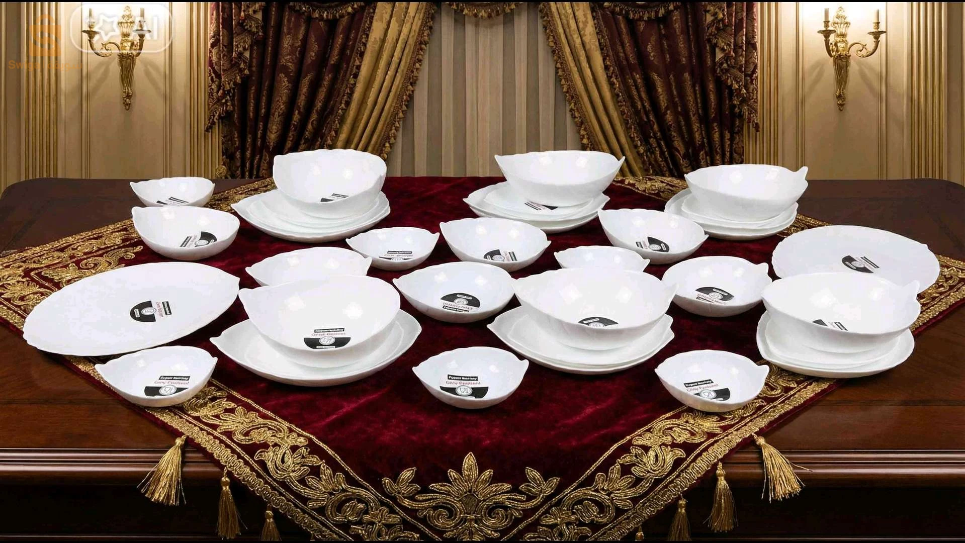 طقم طاولة تاع ريشة