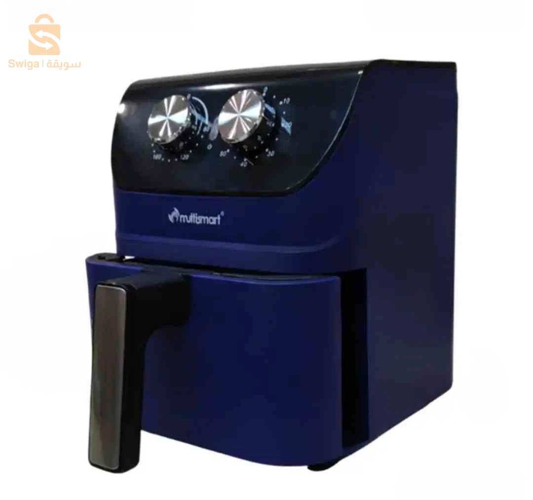 air fryer four a air chaud sans huile manuel marque multismart 4.2 litres 1350 watts jdid cartone