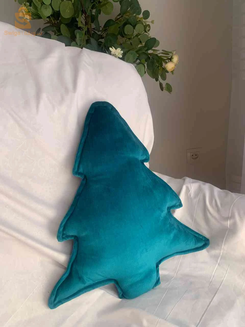 coussin décoratif hivernale