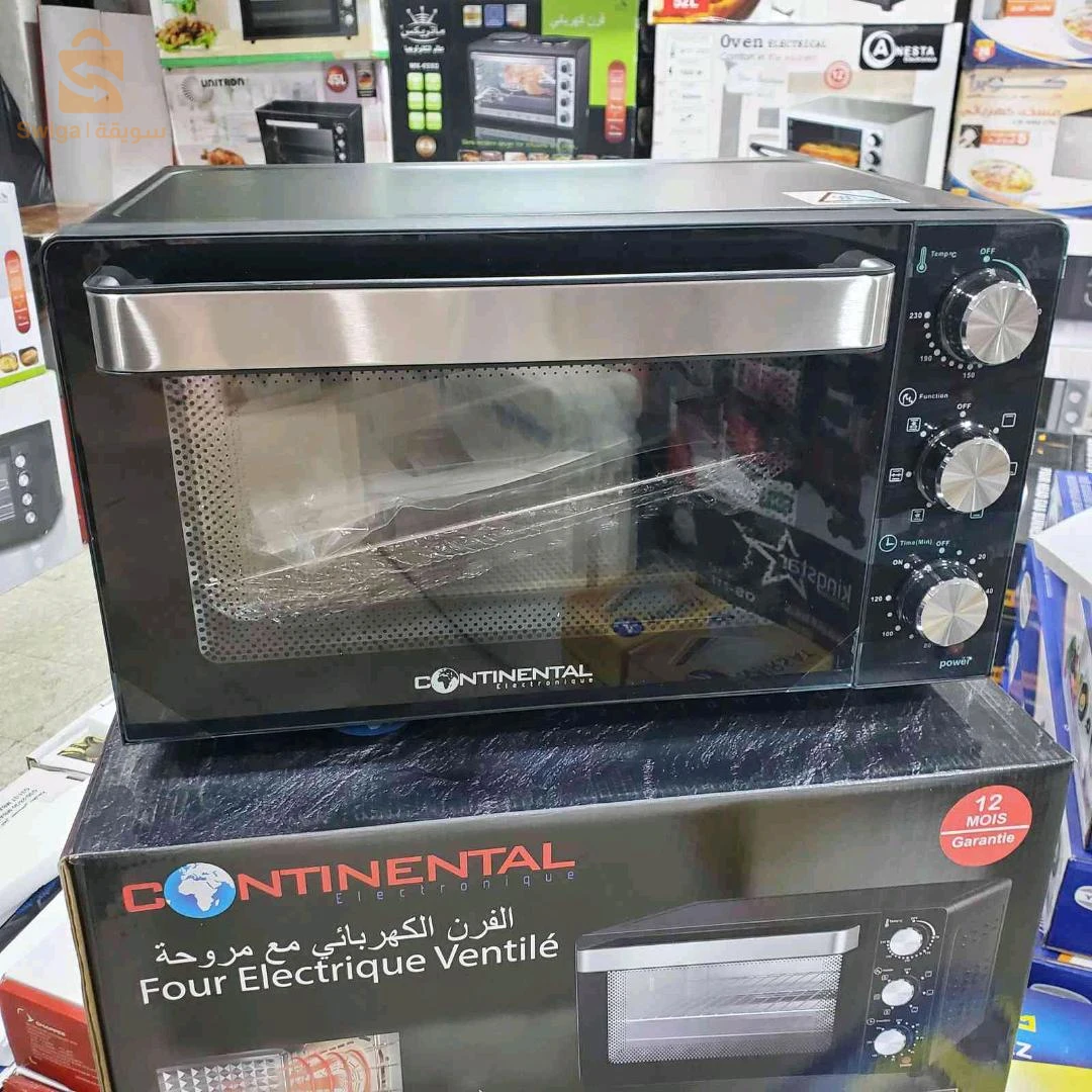 Feur Continental 23L 1200W ventilé double vitrage tournée broches