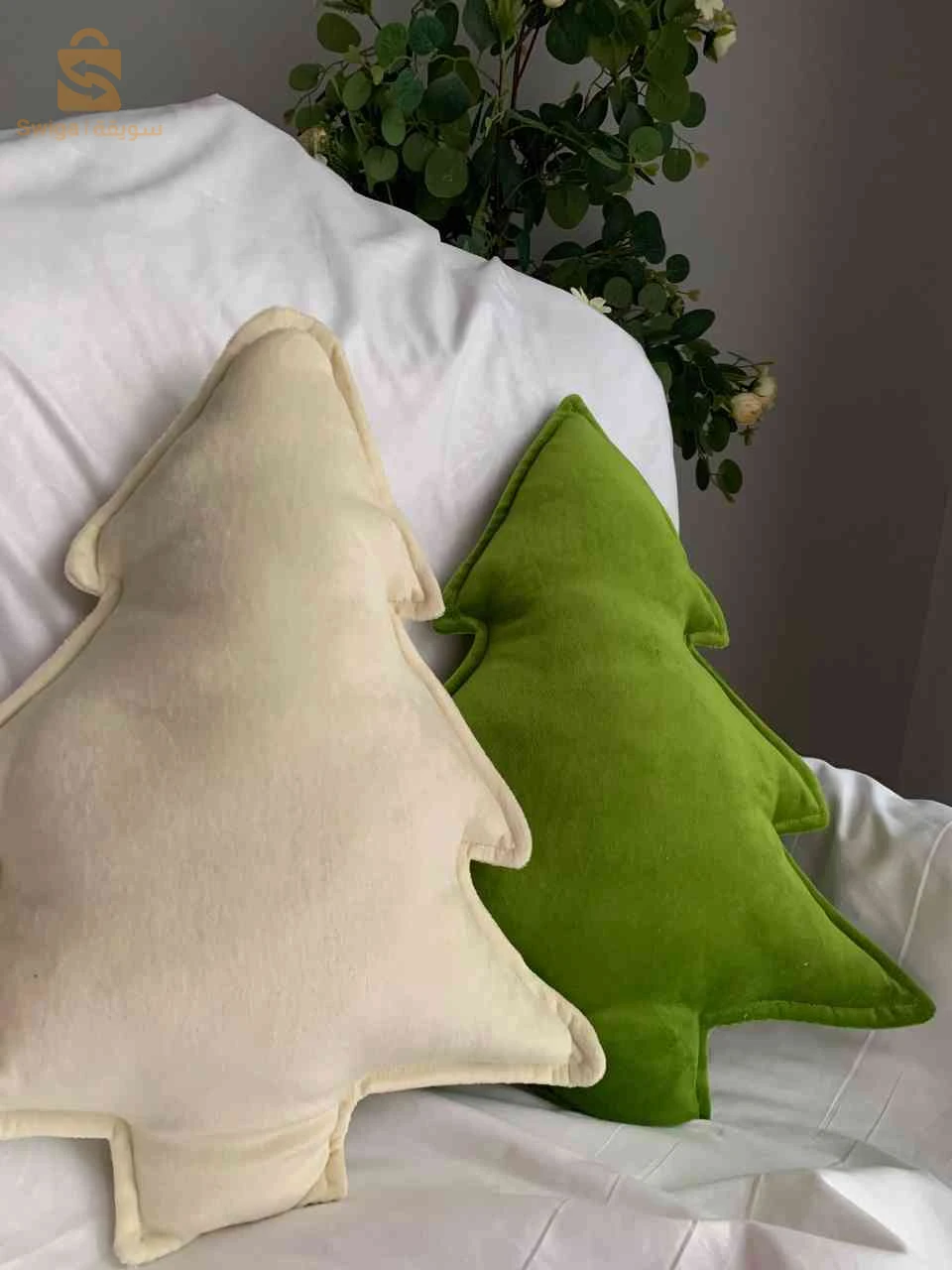 coussin décoratif hivernale
