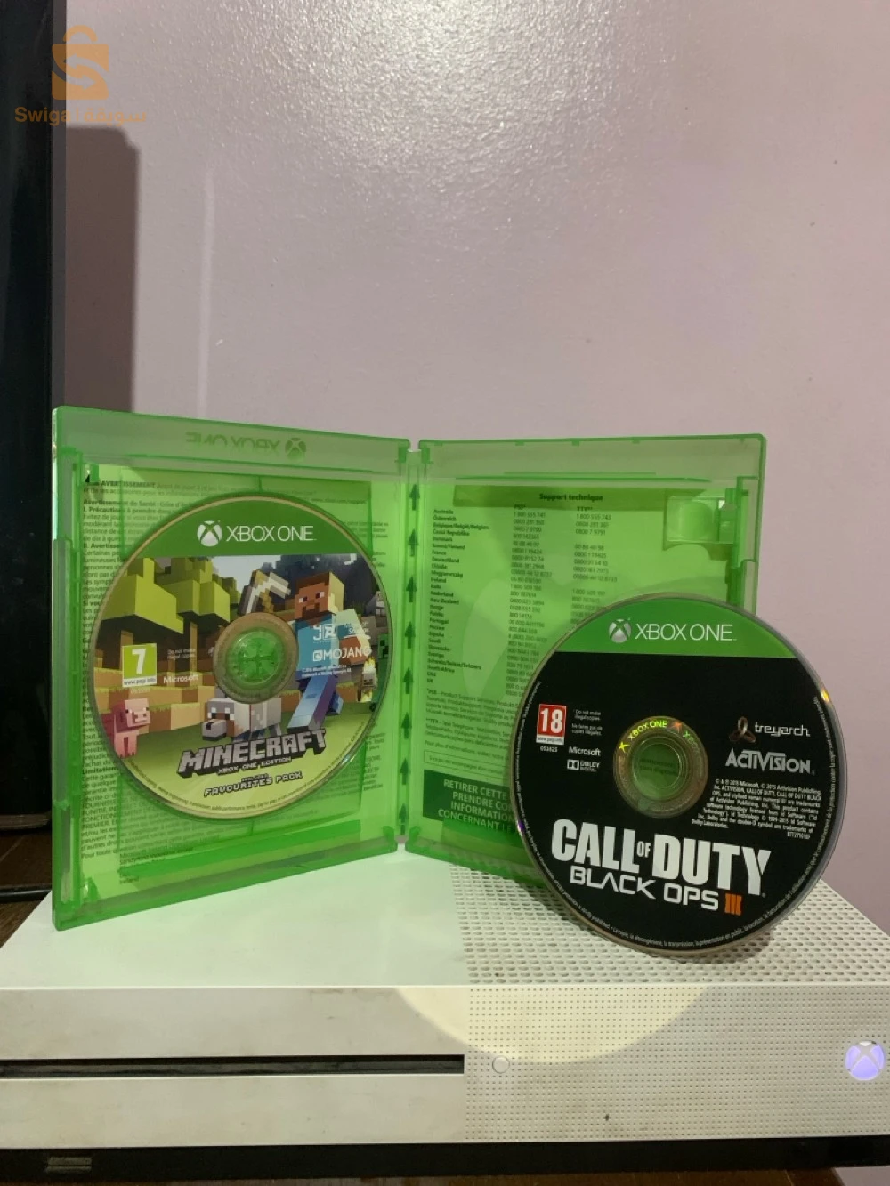 Xbox one s 500gb avec 2cd