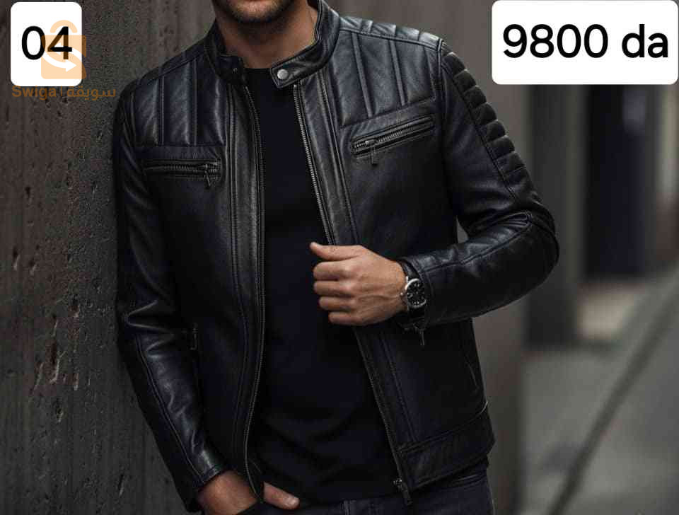 معاطف جلدية طبيعية 100%.