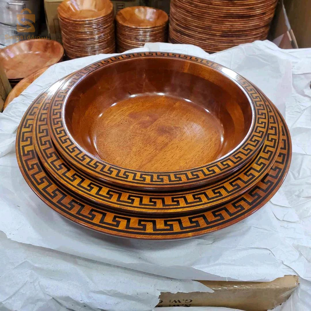 Série Djefna 3 pcs Vietnam جفنة من الحطب الجيد