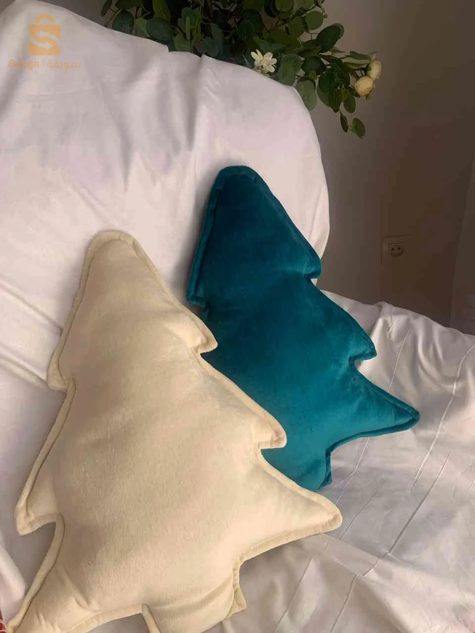 coussin décoratif hivernale