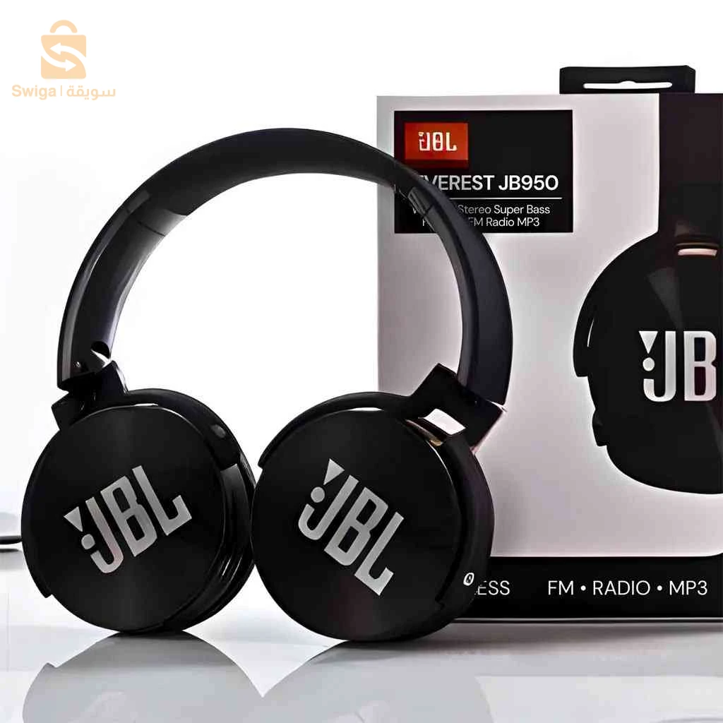 JBL Casque Bluetooth sans fil avec microphone JB950 – سماعات رأس لاسلكية