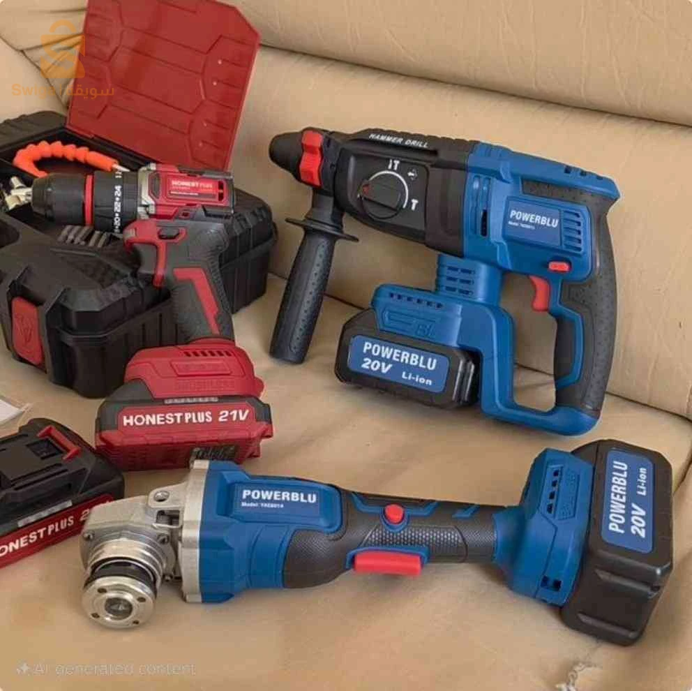 Pack viss honestplus 21v + perforateur powerblu 20v +transcenaise powerblu 20v