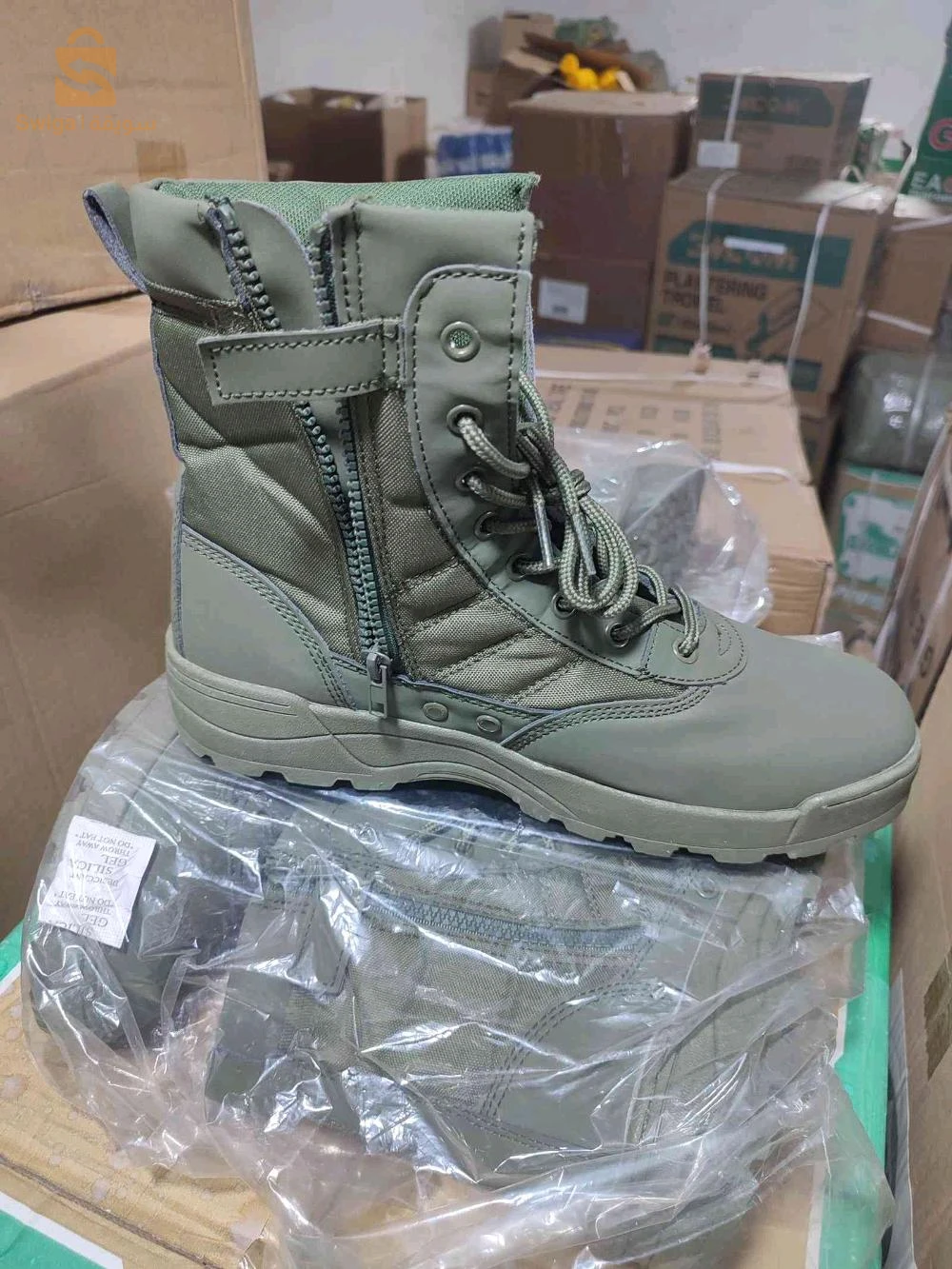 Godasse magnum vert militaire
