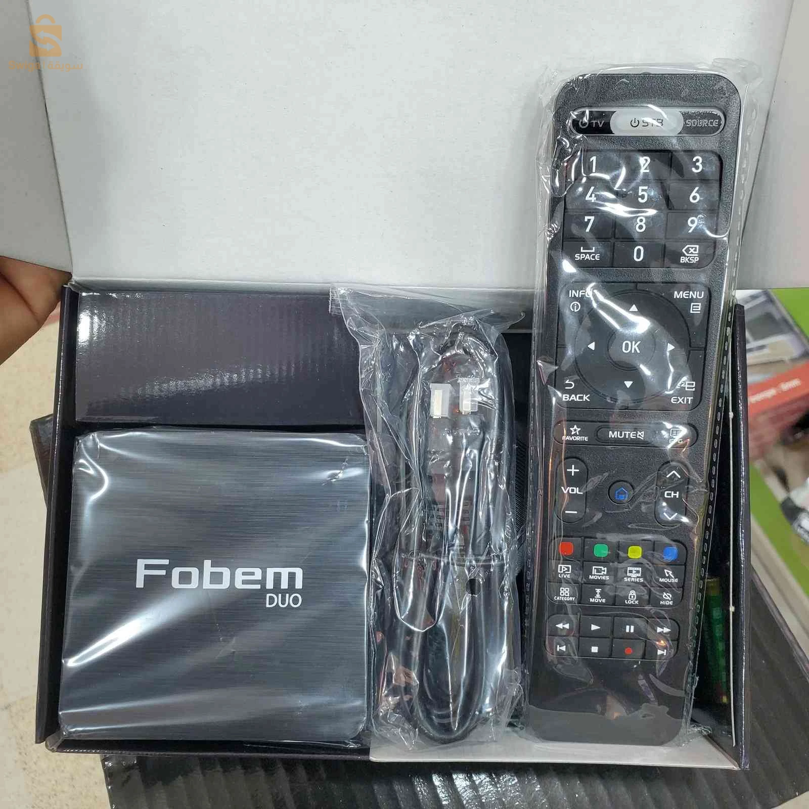 Tv Box Fobem android 16g/2g +1ane gratuite serveur formule