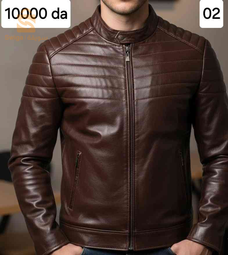 معاطف جلدية طبيعية 100%.