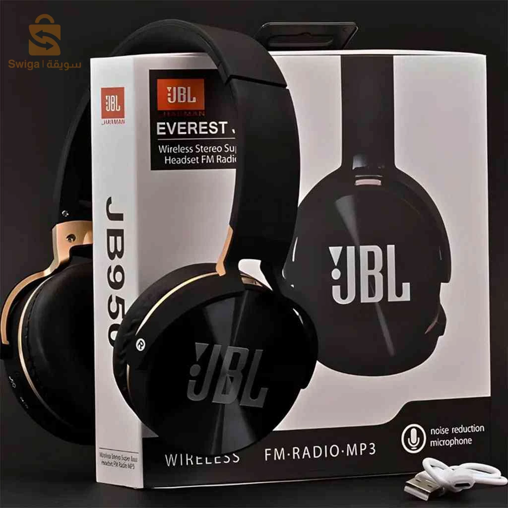 JBL Casque Bluetooth sans fil avec microphone JB950 – سماعات رأس لاسلكية
