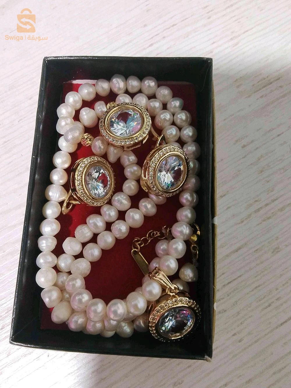 طقم جوهر الأصلي يشبه الالماس