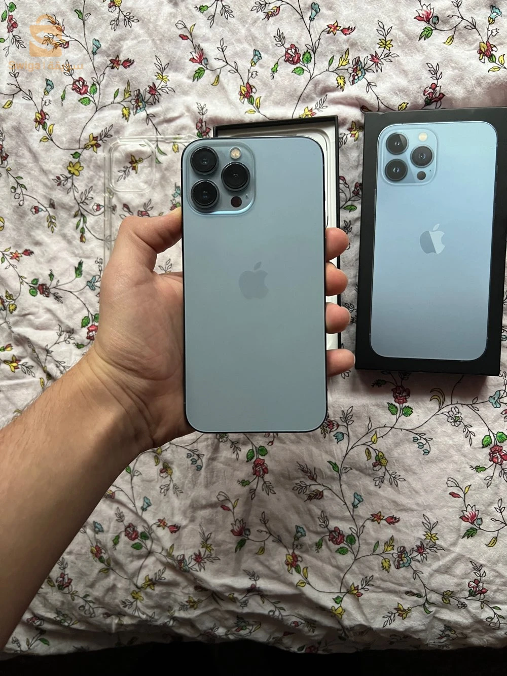 iPhone 13 Pro Max 128 gb 83% blue ايفون 13 برو ماكس