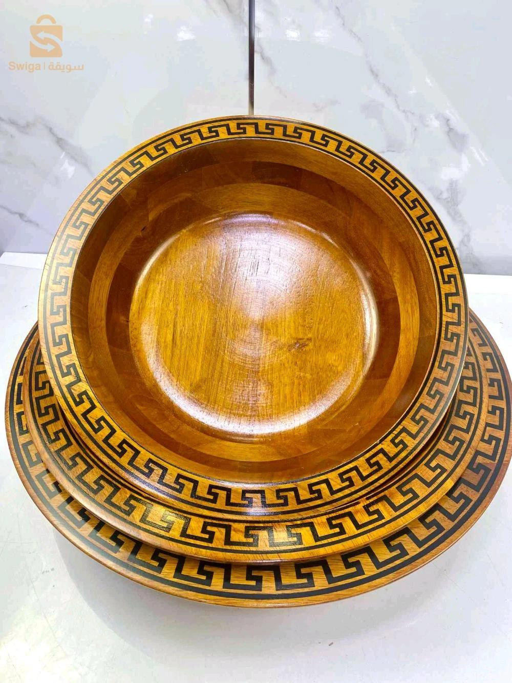 Série Djefna 3 pcs Vietnam جفنة من الحطب الجيد