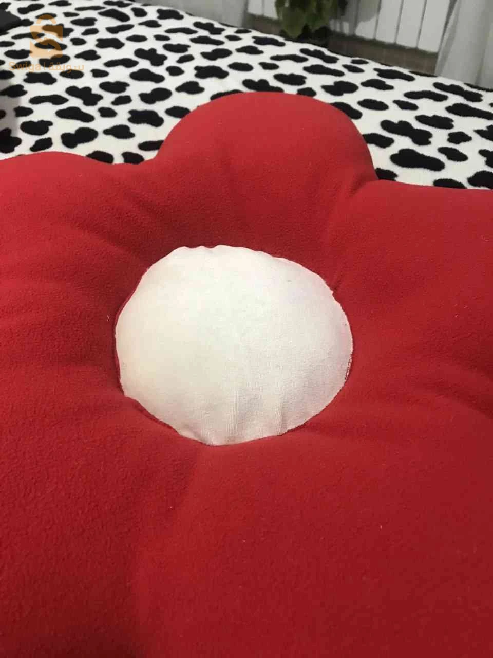 Fleur coussin décoratif