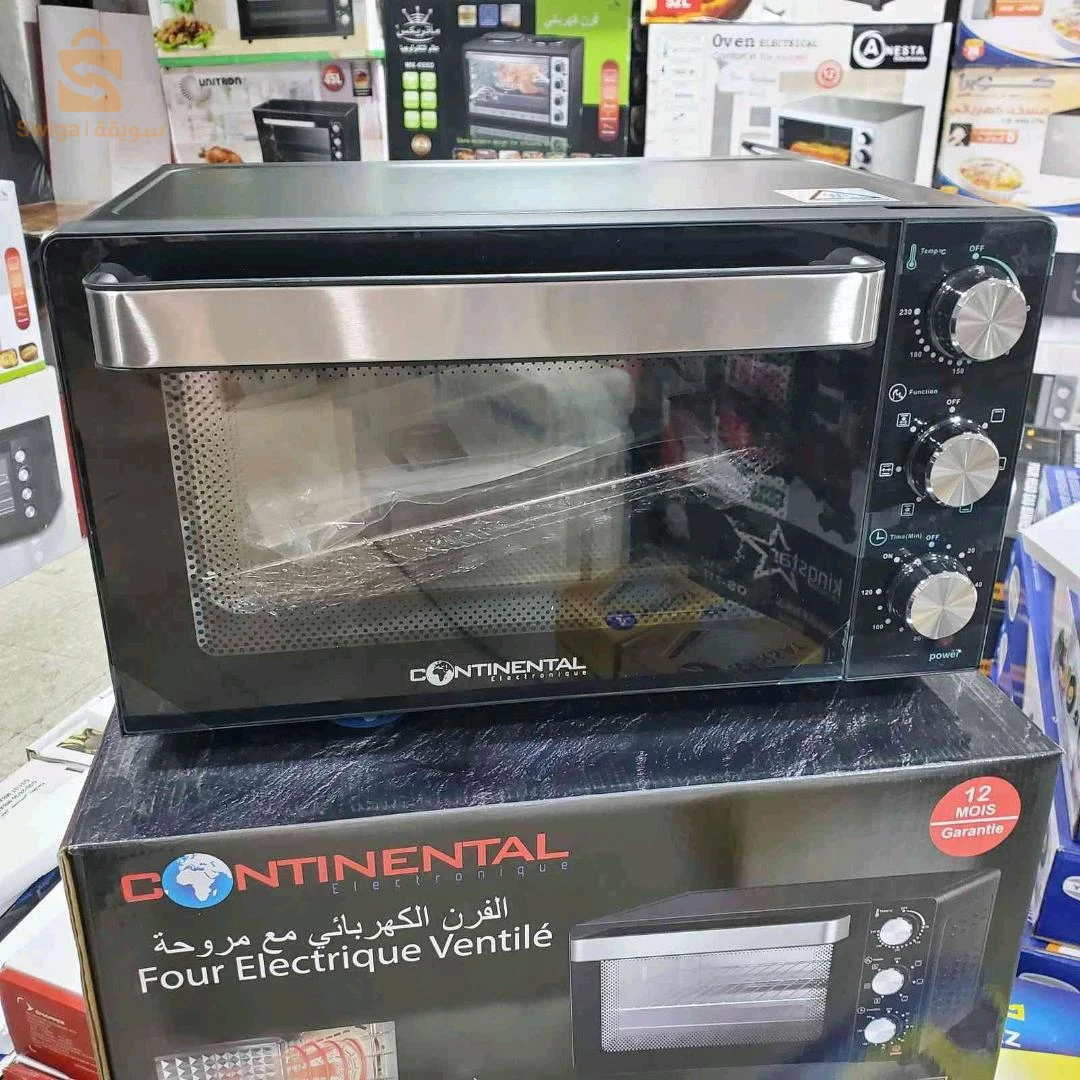 Feur Continental 23L 1200W ventilé double vitrage tournée broches