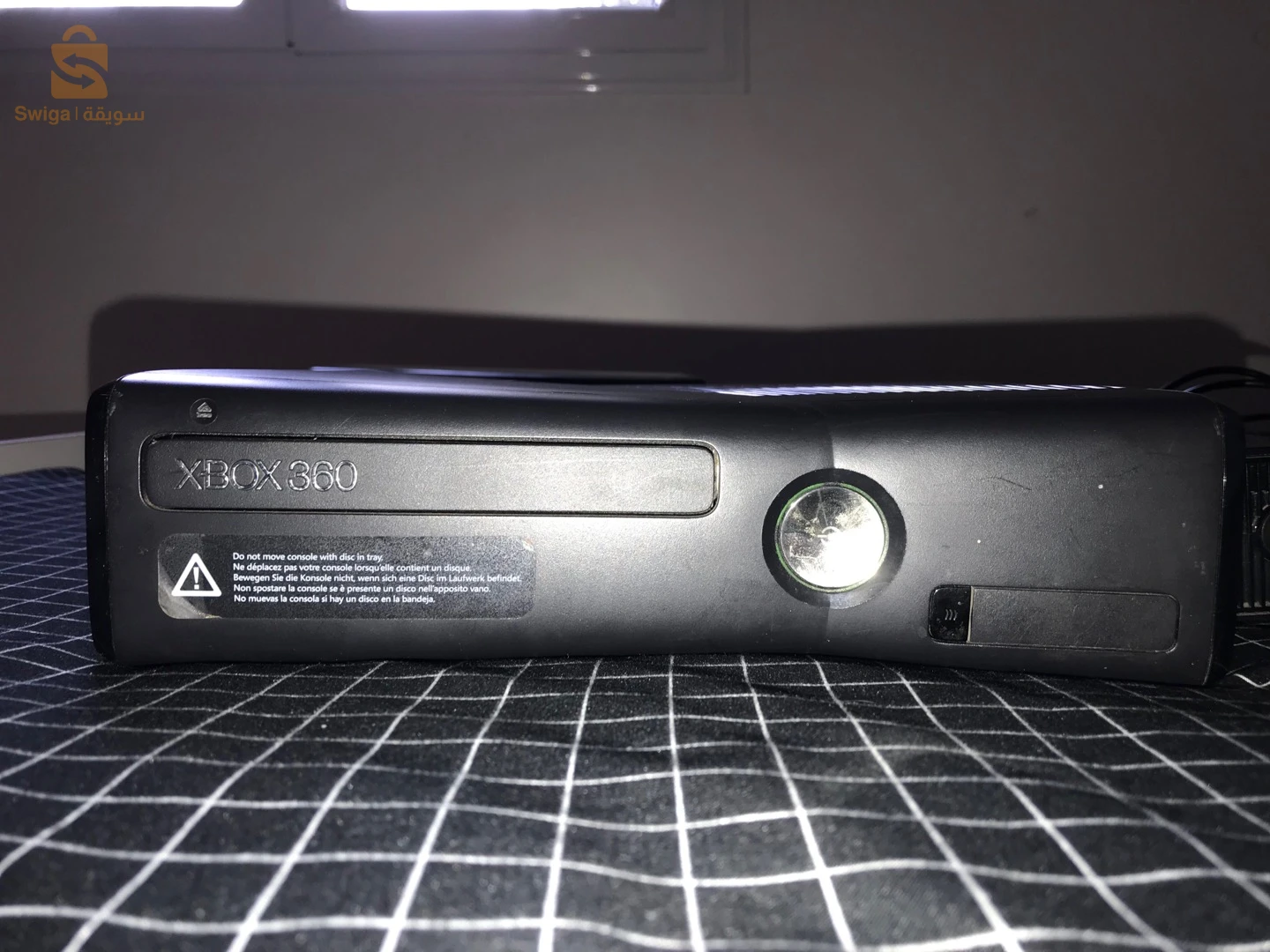 xbox 360 slim glitché flashé vrai n9iya avec les accessoires les infos rahom gae f description