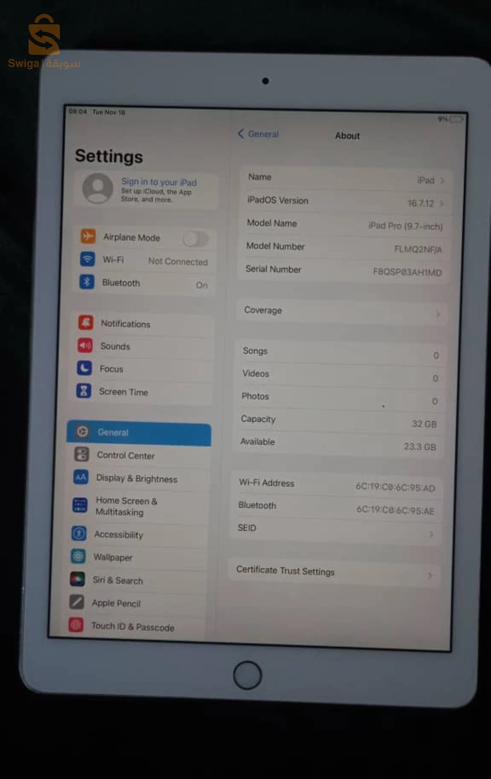 iPad Pro 32gb rose Gold libere officiel / iPad 6 32gb 4G libère officiel / IPad Air 1 32gb libère officiel / produit kabba très propre avec des prix introuvable