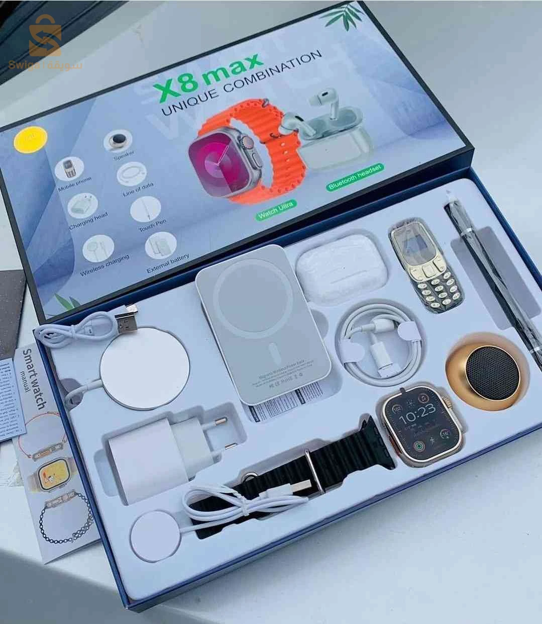 Kit accessories X8 MAX smartwatch