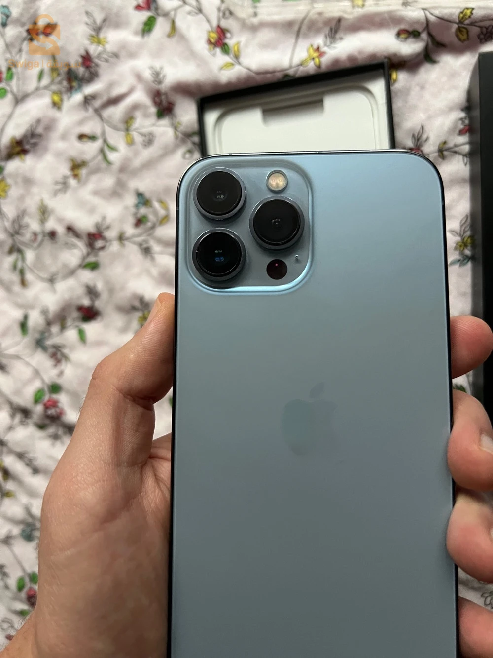 iPhone 13 Pro Max 128 gb 83% blue ايفون 13 برو ماكس